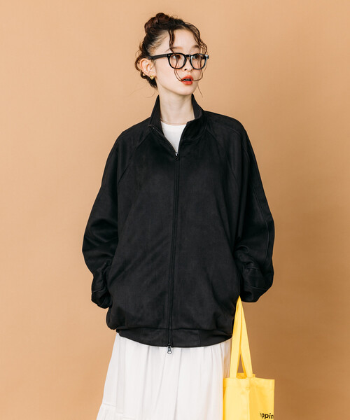 セール】限定展開 ビッグシルエット レザレットSW トラックジャケット