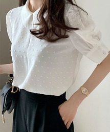 Gs（ジーエス）の「半袖ブラウス（シャツ/ブラウス）」