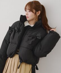 2WAYリボン中綿ブルゾン