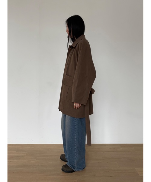 Didot.showroom（ディドット ショールーム）の「ダスティートーンジャケット（その他アウター・レディース・カーキ/ブラウン・FREE）」の9枚目の写真