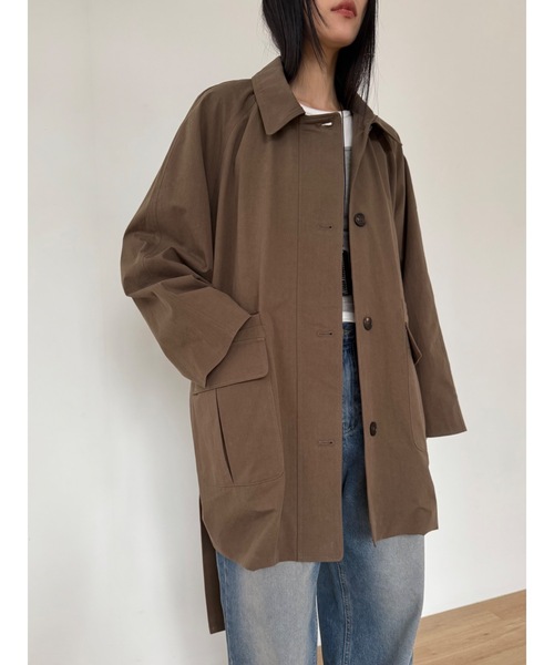 Didot.showroom（ディドット ショールーム）の「ダスティートーンジャケット（その他アウター・レディース・カーキ/ブラウン・FREE）」の7枚目の写真