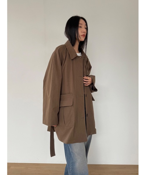 Didot.showroom（ディドット ショールーム）の「ダスティートーンジャケット（その他アウター・レディース・カーキ/ブラウン・FREE）」の6枚目の写真