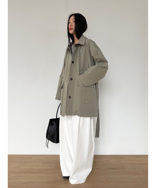 Didot.showroom（ディドット ショールーム）の「ダスティートーンジャケット（その他アウター・レディース・カーキ/ブラウン・FREE）」の18枚目の写真