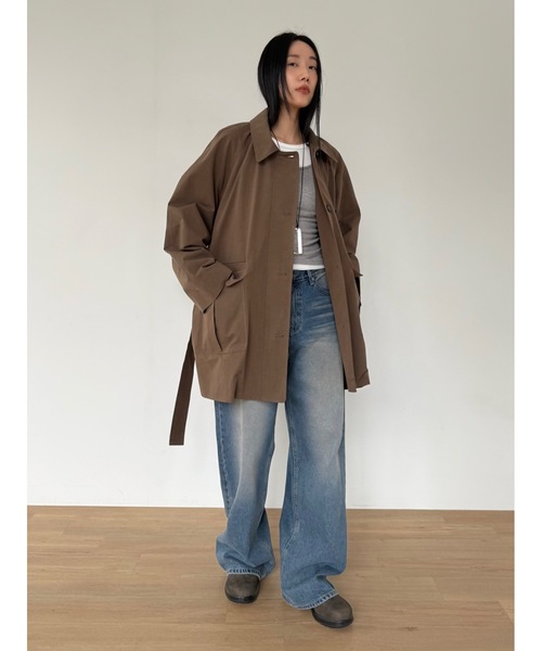 Didot.showroom（ディドット ショールーム）の「ダスティートーンジャケット（その他アウター・レディース・カーキ/ブラウン・FREE）」の3枚目の写真
