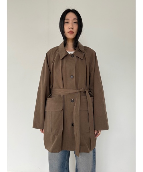Didot.showroom（ディドット ショールーム）の「ダスティートーンジャケット（その他アウター・レディース・カーキ/ブラウン・FREE）」の10枚目の写真