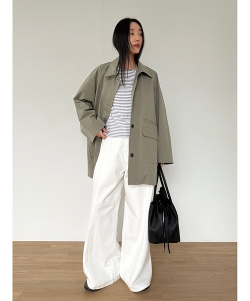 Didot.showroom（ディドット ショールーム）の「ダスティートーンジャケット（その他アウター・レディース・カーキ/ブラウン・FREE）」の17枚目の写真