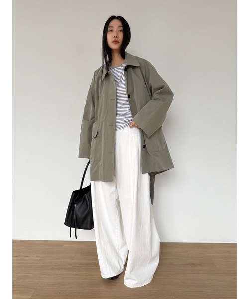 Didot.showroom（ディドット ショールーム）の「ダスティートーンジャケット（その他アウター・レディース・カーキ/ブラウン・FREE）」の15枚目の写真