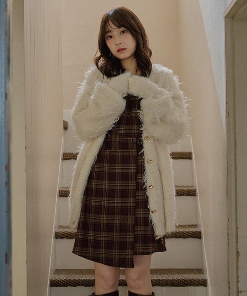 check mini onepiece / チェックミニワンピース（ワンピース）｜mideal