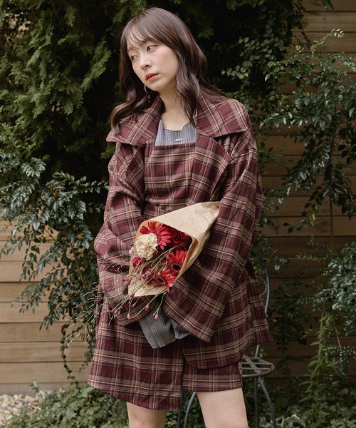 み*ち様 MILK ワンピース　ミニ　赤チェック fit=scale-down,w=1200