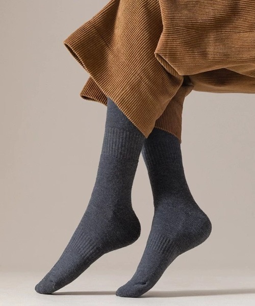 ampm（エーエムピーエム）の「あったか秋冬ニーハイソックス（ソックス/靴下・レディース・グレー/ブラウン/ブラック・FREE）」の21枚目の写真