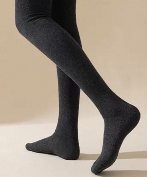 ampm（エーエムピーエム）の「あったか秋冬ニーハイソックス（ソックス/靴下・レディース・グレー/ブラウン/ブラック・FREE）」の14枚目の写真