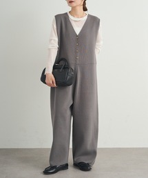 オールインワン・サロペット（グレー/灰色系）ファッション通販