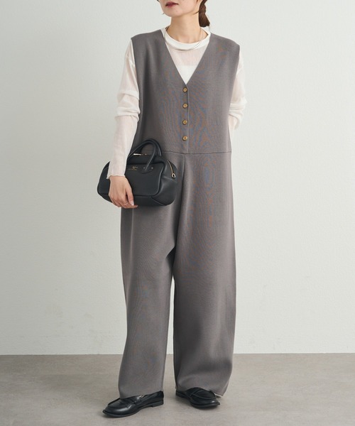 セットアップ対応】ニットサロペット（サロペット/オーバーオール