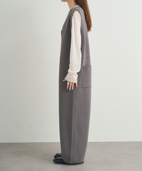 セットアップ対応】ニットサロペット（サロペット/オーバーオール