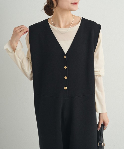 セットアップ対応】ニットサロペット（サロペット/オーバーオール