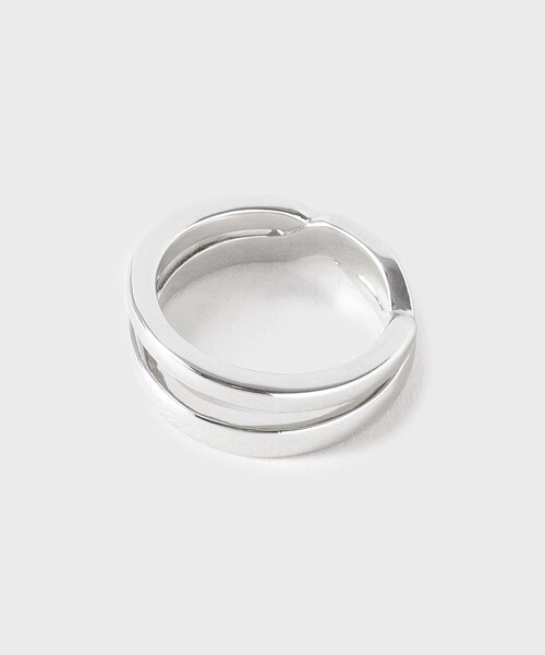 tk.TAKEO KIKUCHI（ティーケータケオキクチ）の「クロスリング（リング・メンズ・シルバー系その他/シルバー・17）」の3枚目の写真