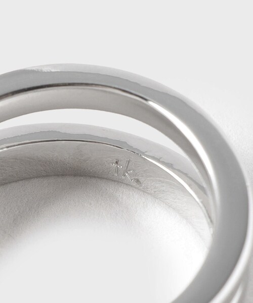 tk.TAKEO KIKUCHI（ティーケータケオキクチ）の「クロスリング（リング・メンズ・シルバー系その他/シルバー・17）」の4枚目の写真