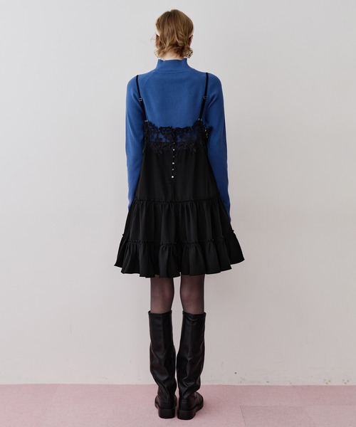 モチーフレースAラインキャミチュニック（ワンピース）｜LA BELLE