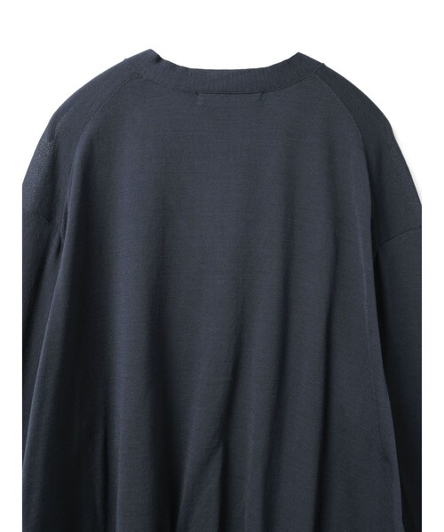 mizuiroind（ミズイロインド）の「mizuiro ind Vネックワイドカーディガン（カーディガン/ボレロ・レディース・ブラック/アイボリー/ネイビー/パープル・FREE）」の20枚目の写真