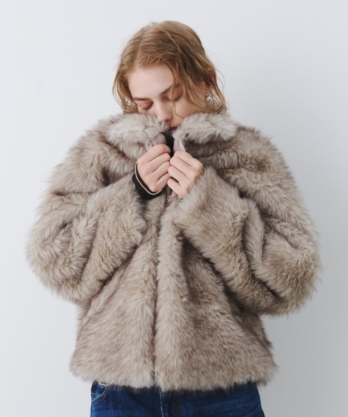 セール】ダブルジップファージャケット（その他アウター）｜bita