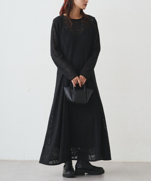 セール】レースワンピース（ワンピース）｜LOUNGEDRESS（ラウンジ