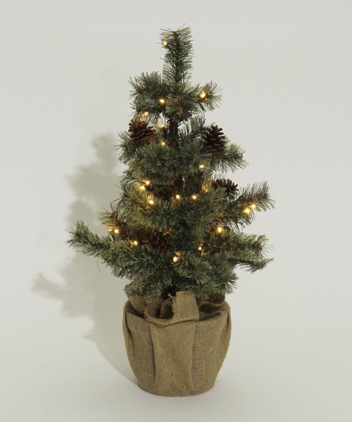 2025Xmas】LED付きクリスマスツリー70cm（インテリア雑貨）｜niko and