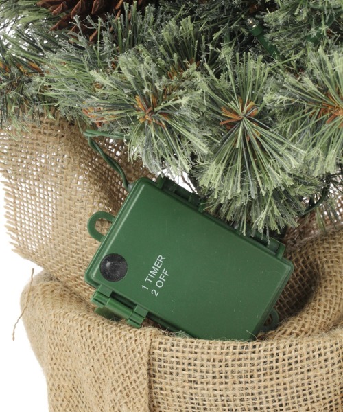 2025Xmas】LED付きクリスマスツリー70cm（インテリア雑貨）｜niko and