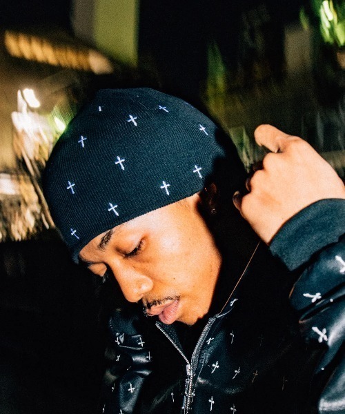 LAST NEST/ラストネスト/Allover Cross Beanie V2