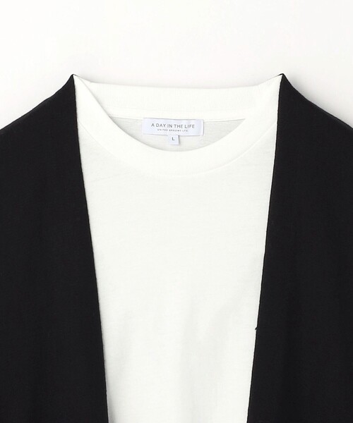 A DAY IN THE LIFE UNITED ARROWS(アデイインザライフユナイテッドアローズ)の「ジレ+ロングスリーブT -ハンドウォッシャブル-<A DAY IN THE LIFE>(ニット/セーター・メンズ・ブラック/ベージュ・L/M)」の4枚目の写真