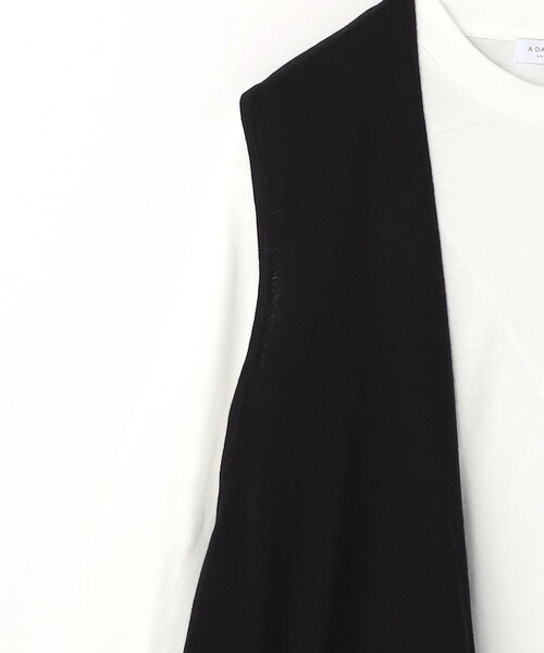 A DAY IN THE LIFE UNITED ARROWS(アデイインザライフユナイテッドアローズ)の「ジレ+ロングスリーブT -ハンドウォッシャブル-<A DAY IN THE LIFE>(ニット/セーター・メンズ・ブラック/ベージュ・L/M)」の5枚目の写真