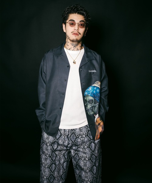 Subciety（サブサエティ）の「Patterned shirt（シャツ/ブラウス・メンズ・B/A/C・LARGE/X-LARGE/MEDIUM/SMALL）」の18枚目の写真