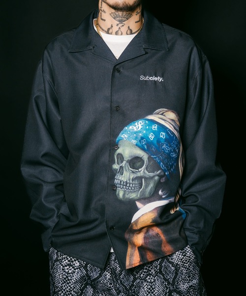 Subciety（サブサエティ）の「Patterned shirt（シャツ/ブラウス・メンズ・B/A/C・LARGE/X-LARGE/MEDIUM/SMALL）」の4枚目の写真