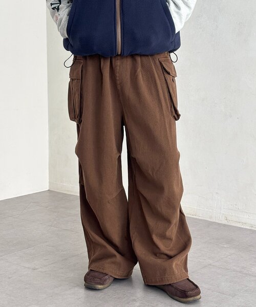 CPCM（シーピーシーエム）の「M-47イージーカーゴパンツ（カーゴパンツ・メンズ・チャコールグレー/ブラック/カーキ/ブラウン・MEDIUM/LARGE）」の3枚目の写真