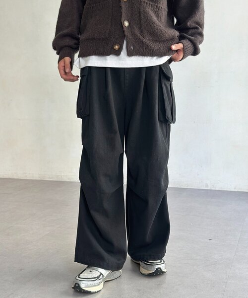 CPCM（シーピーシーエム）の「M-47イージーカーゴパンツ（カーゴパンツ・メンズ・チャコールグレー/ブラック/カーキ/ブラウン・MEDIUM/LARGE）」の7枚目の写真