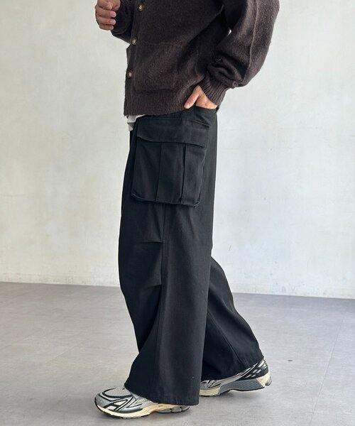 CPCM（シーピーシーエム）の「M-47イージーカーゴパンツ（カーゴパンツ・メンズ・チャコールグレー/ブラック/カーキ/ブラウン・MEDIUM/LARGE）」の8枚目の写真