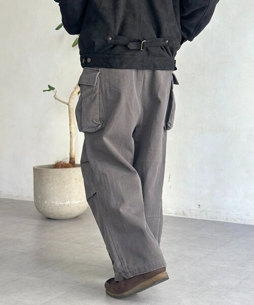 CPCM（シーピーシーエム）の「M-47イージーカーゴパンツ（カーゴパンツ・メンズ・チャコールグレー/ブラック/カーキ/ブラウン・MEDIUM/LARGE）」の16枚目の写真