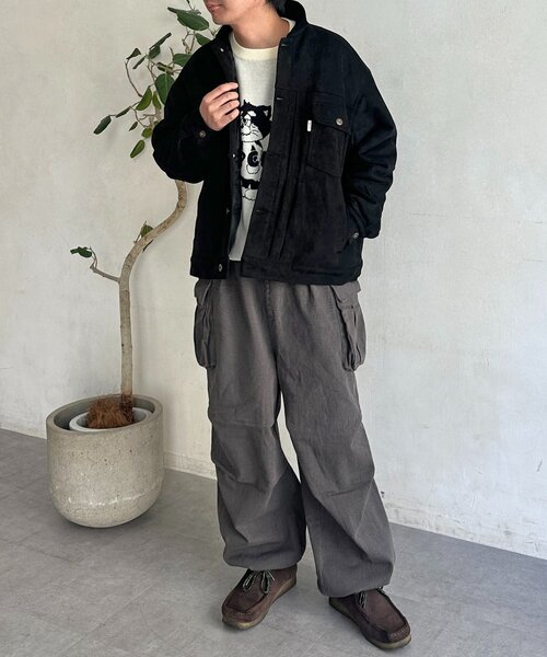 CPCM（シーピーシーエム）の「M-47イージーカーゴパンツ（カーゴパンツ・メンズ・チャコールグレー/ブラック/カーキ/ブラウン・MEDIUM/LARGE）」の20枚目の写真