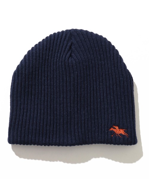 POLOCHAMPS(ポロチャンプス)の「【POLOCHAMPS/ポロチャンプス】リブニットビーニー(ニットキャップ/ビーニー・メンズ・ブラック/ネイビー/チャコールグレー・FREE)」の3枚目の写真