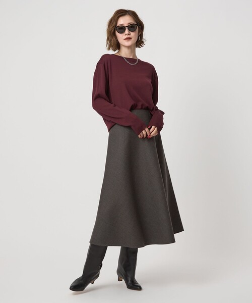 conte＞ハイゲージ クルーネックニット（ニット/セーター）｜conte