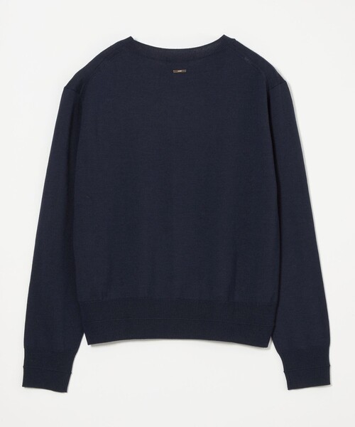 conte（コンテ）の「＜conte＞ハイゲージ  クルーネックニット（ニット/セーター・レディース・ブラック/ベージュ/ワイン/ネイビー・FREE）」の17枚目の写真