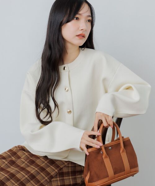 RETRO GIRL(レトロガール)の「金ボタンポリカーデ(カーディガン/ボレロ・レディース・レッド/ブラック/ナチュラル・FREE)」の5枚目の写真