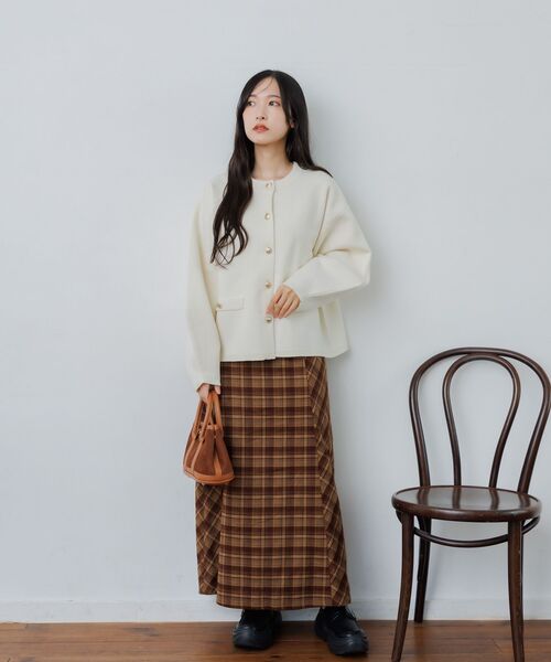 RETRO GIRL(レトロガール)の「金ボタンポリカーデ(カーディガン/ボレロ・レディース・レッド/ブラック/ナチュラル・FREE)」の6枚目の写真