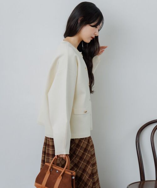 RETRO GIRL(レトロガール)の「金ボタンポリカーデ(カーディガン/ボレロ・レディース・レッド/ブラック/ナチュラル・FREE)」の11枚目の写真