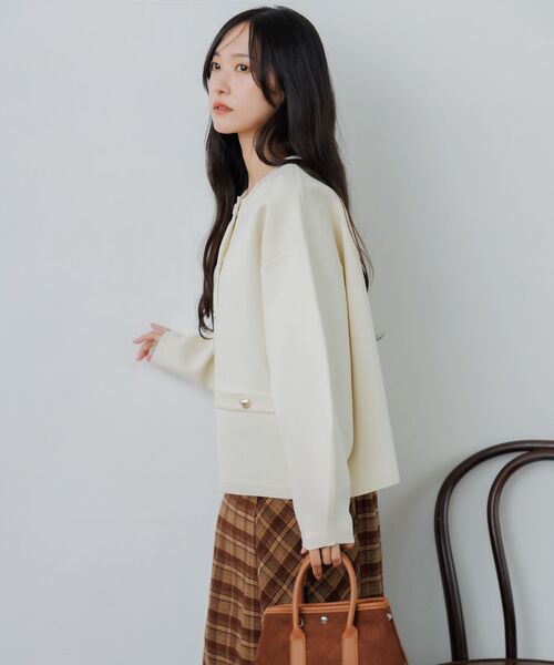 RETRO GIRL(レトロガール)の「金ボタンポリカーデ(カーディガン/ボレロ・レディース・レッド/ブラック/ナチュラル・FREE)」の13枚目の写真