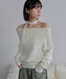オフショルダー」に該当するトップス（ホワイト/白色系