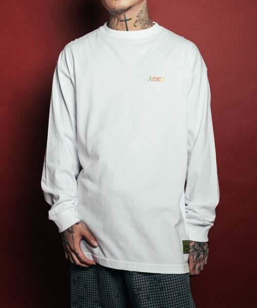 Subciety(サブサエティ)の「Amen L/S tee(Tシャツ/カットソー・メンズ・ブラック/スミクロ/ホワイト・SMALL/MEDIUM/LARGE/X-LARGE/XX-LARGE)」の14枚目の写真