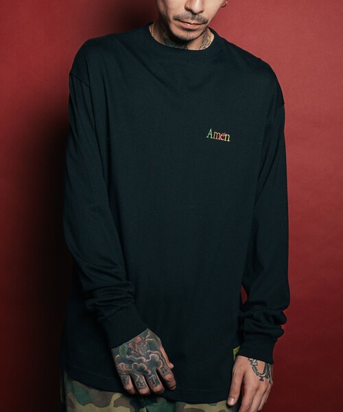 Subciety(サブサエティ)の「Amen L/S tee(Tシャツ/カットソー・メンズ・ブラック/スミクロ/ホワイト・SMALL/MEDIUM/LARGE/X-LARGE/XX-LARGE)」の17枚目の写真