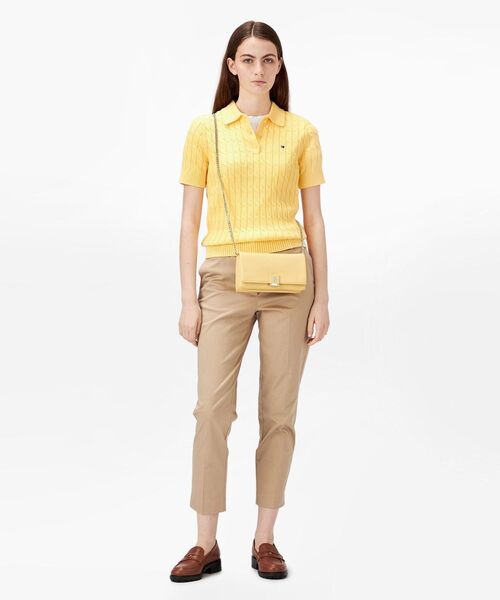 TOMMY HILFIGER（トミーヒルフィガー）の「フラップウォレットチェーンバッグ（ショルダーバッグ・レディース・イエロー・FREE）」の5枚目の写真