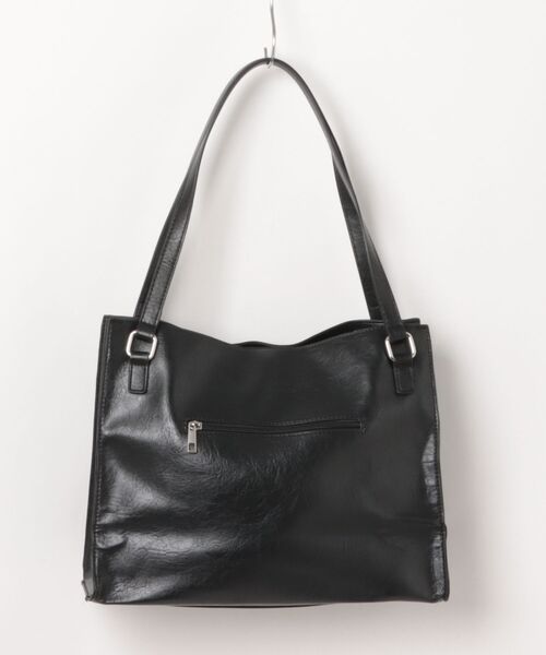 m.f.editorial（エムエフエディトリアル）の「【A4対応 鞄】m.f.エディトリアル レディース ソフト トートバッグ A4対応（トートバッグ・レディース・ベージュ/ブラック・FREE）」の3枚目の写真