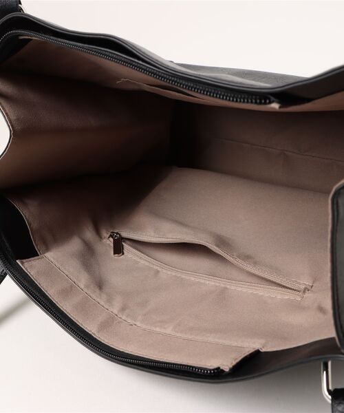 m.f.editorial（エムエフエディトリアル）の「【A4対応 鞄】m.f.エディトリアル レディース ソフト トートバッグ A4対応（トートバッグ・レディース・ベージュ/ブラック・FREE）」の5枚目の写真